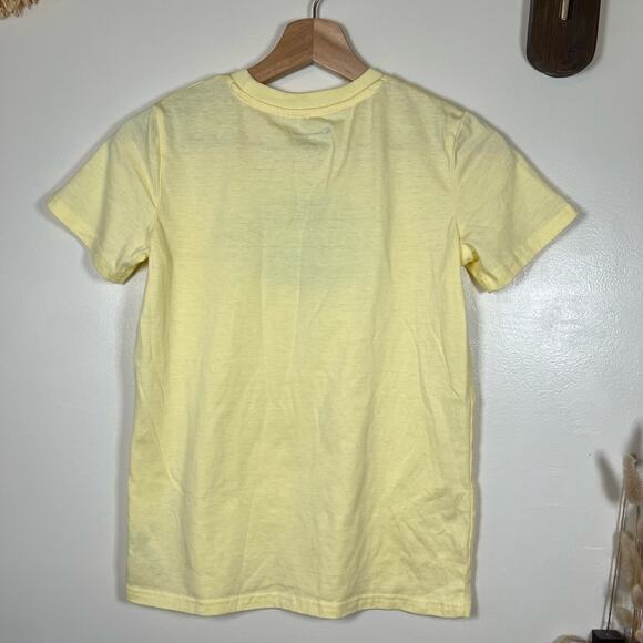 Boys Yellow and Blue Champion T-Shirt Size Medium - Picture 3 of 4